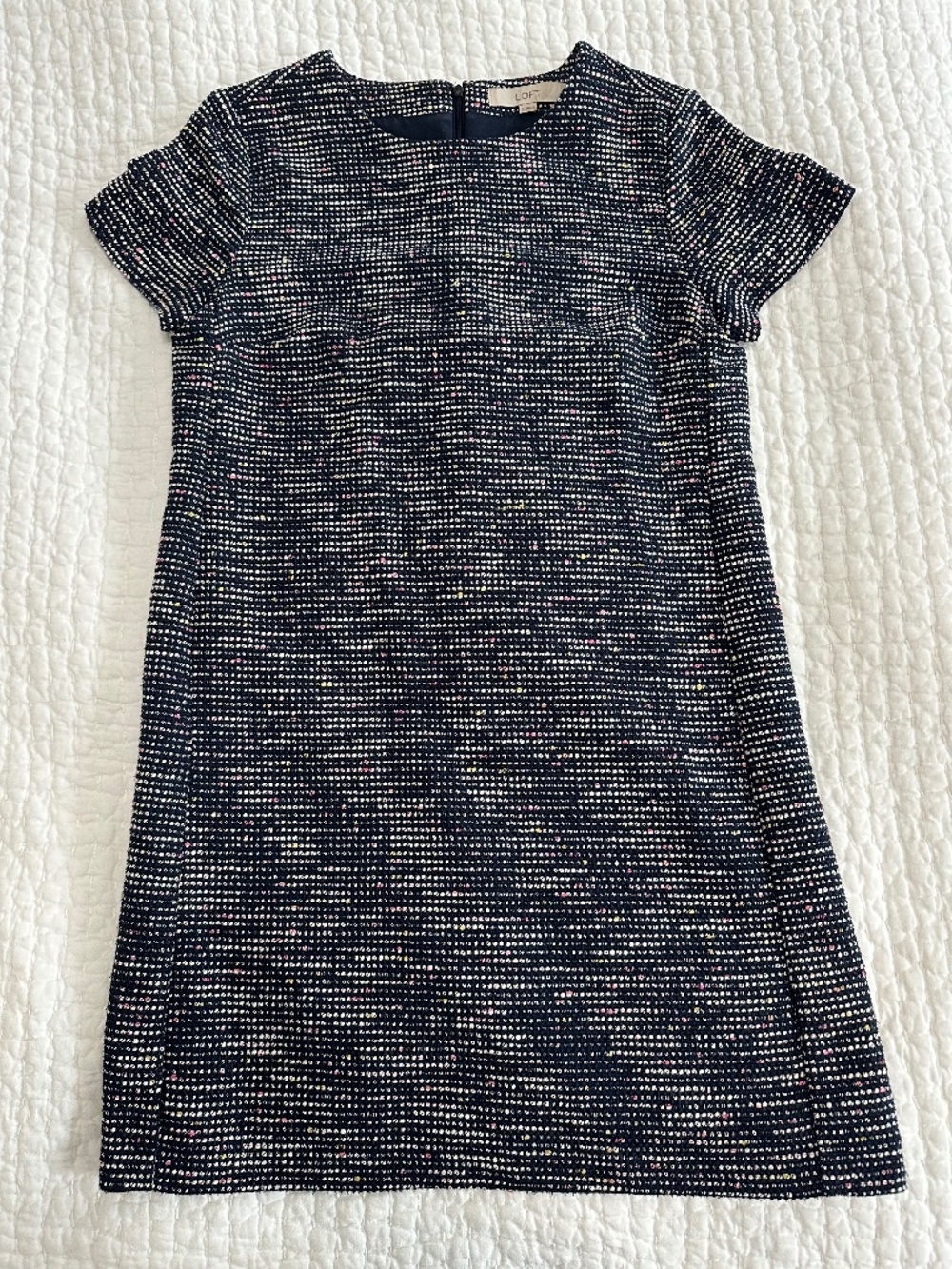 Loft Navy Shift Dress Size 6